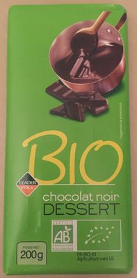 Chocolat noir dessert