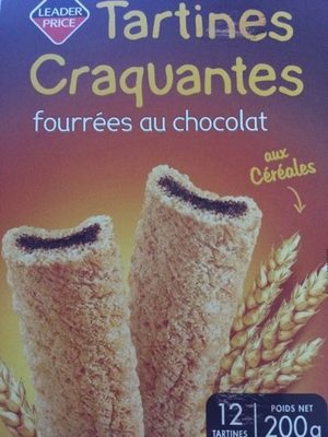 Tartines Craquantes Fourrées au Chocolat