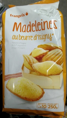 Madeleines au Beurre d'Isigny