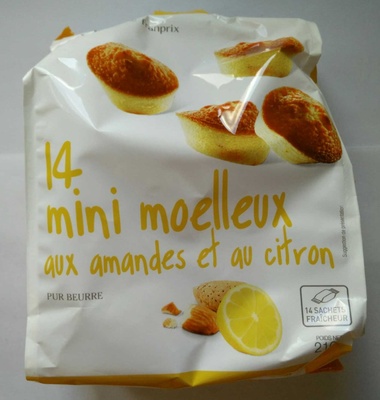 Mini moelleux aux amandes et au citron - Pur beurre