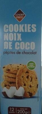 Cookies Noix de Coco pépites de chocolat (12 biscuits)