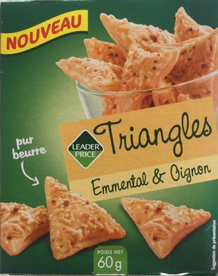 Triangles emmental & oignon