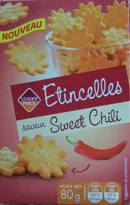 Étincelles - Biscuits saveur sweet chili