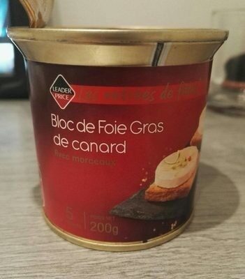 Bloc de Foie Gras de canard (avec morceaux)