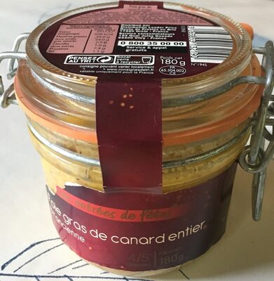 Foie gras de canard entier à l'ancienne