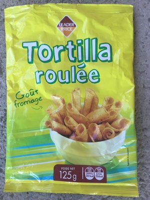 Tortilla roulée goût fromage
