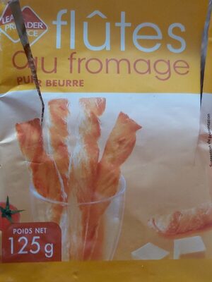 Flûtes au fromage pur beurre