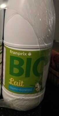 Bio lait demi-écrémé