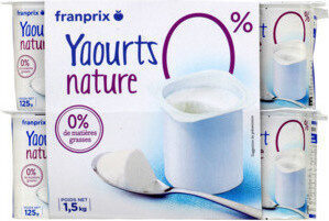Yaourts natures 0% Mtr. Gr.