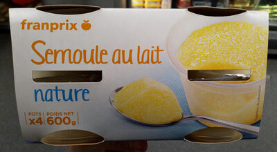 semoule lait nature