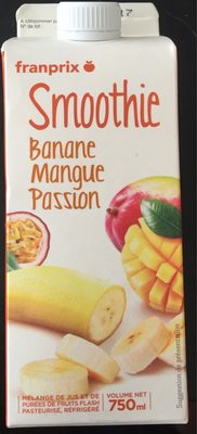 Smoothie Banane Mangue Passion