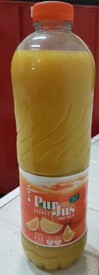 Pur jus d'orange sans pulpe