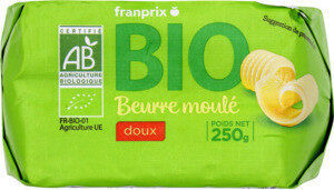 beurre moulé doux bio