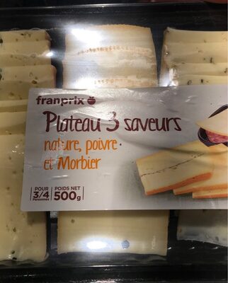 Plateau 3 saveurs