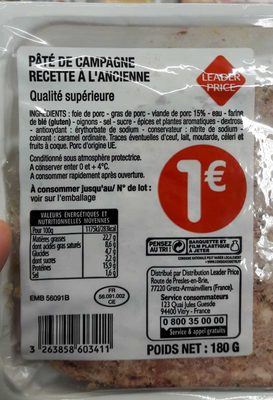 Pâte de campagne, recette à l'ancienne