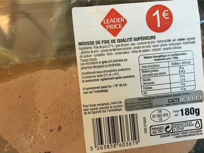 Mousse de Foie de Qualité Supérieure