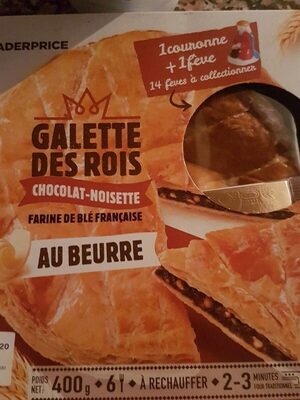 Galette des rois chocolat-noisette au beurre