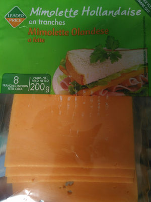 Mimolette en tranches