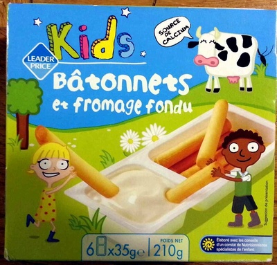 Kids - Bâtonnets et fromage fondu