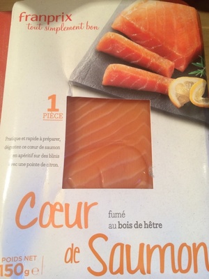 Cœur de saumon fumé