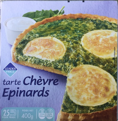 Tarte Chèvre Epinards