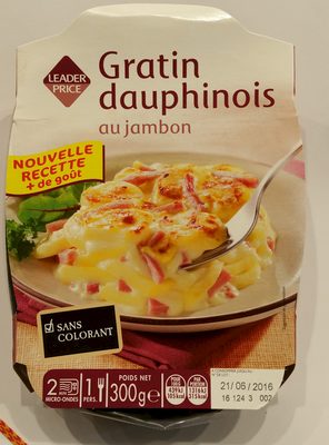 Gratin dauphinois au jambon