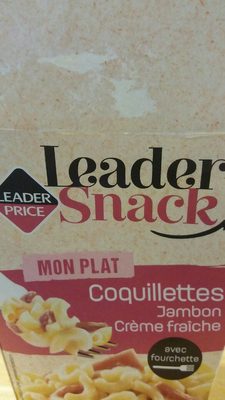 Leader snack coquillettes jambon crème fraîche