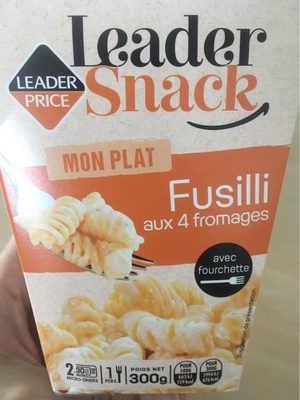 Fusilli Aux 4 Fromages Leader Snack