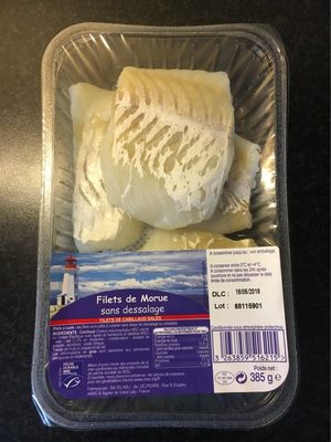 Filet de morue sans dessalage