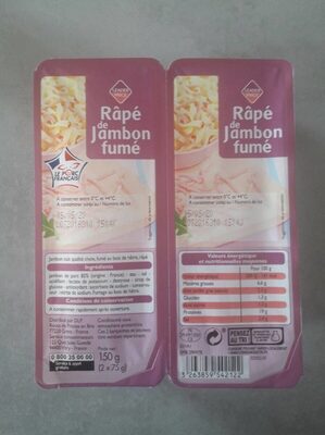 Râpé de jambon fumé