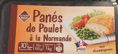 Panes de poulet a la normande