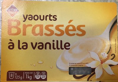 Yaourts Brassés vanille