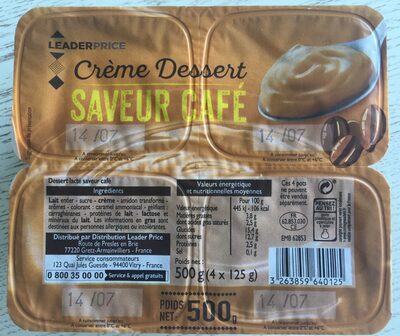 Crème dessert
