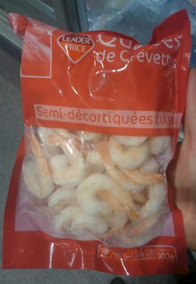 Queues de Crevettes semi-décortiquées cuites