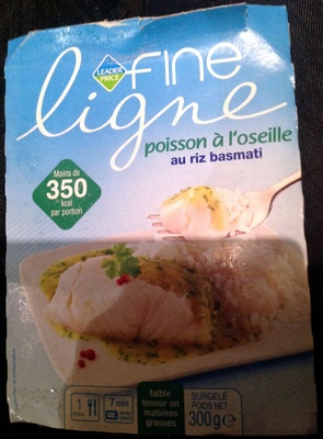 Fine Ligne - Poisson à l'oseille au riz basmati