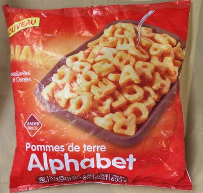 Pommes de Terre Alphabet