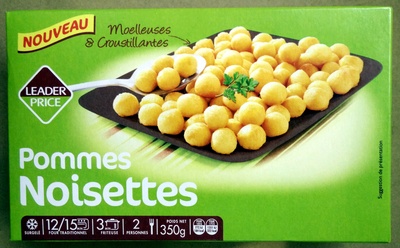 Pommes Noisettes moelleuses et croustillantes