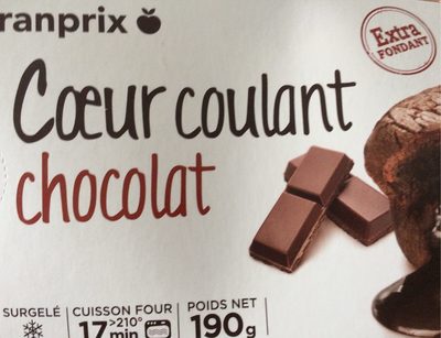 Coeur coulant chocolat