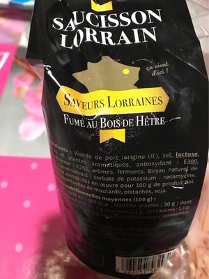 Saucisson lorrain