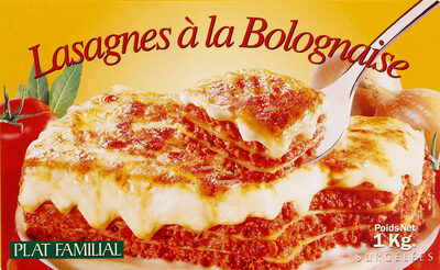 Lasagne à la bolognaise surgelées