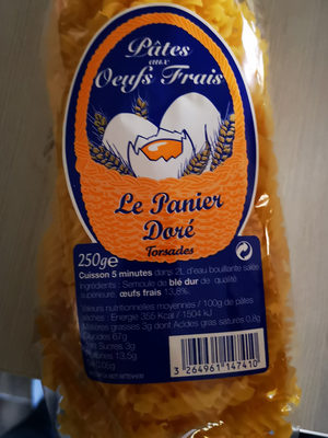 Panier Dore torsades aux oeufs