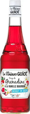 Sirop de grenadine saveur vanille bourbon