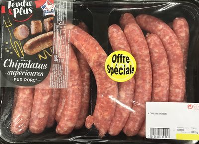 Chipolatas Tendre et Plus x18
