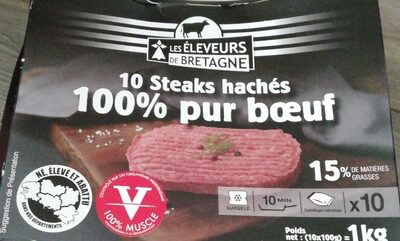 Steaks hachés 100% pur boeuf