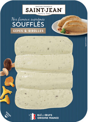 Suprêmes soufflés Cèpes Girolles 4 x120g