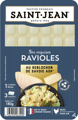 Ravioles au Reblochon de Savoie AOP