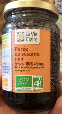 Purée au sésame noir