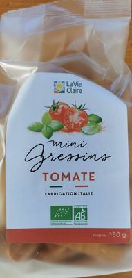 Mini gressins à la tomate