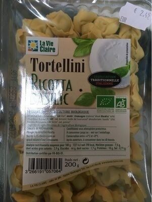 Tortellini Ricotta Basilic