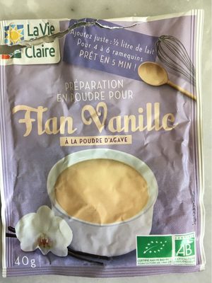 Preparation pour flan vanille